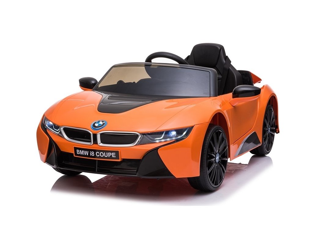 mamido Detské elektrické autíčko BMW I8 JE1001 oranžové