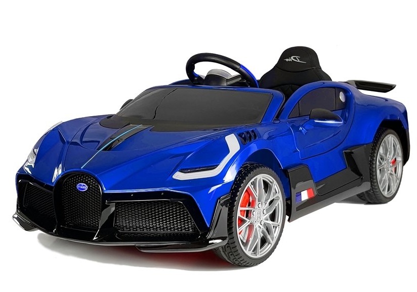 Detské elektrické autíčko Bugatti Divo lakované modré