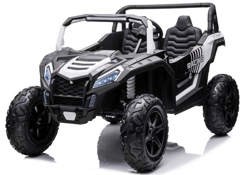 mamido Elektrické autíčko Buggy UTV Strong 24V nafukovacie kolesá biele