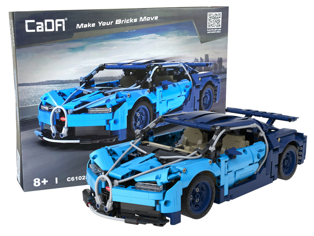 mamido Stavebnica technic športové auto Phantom modré