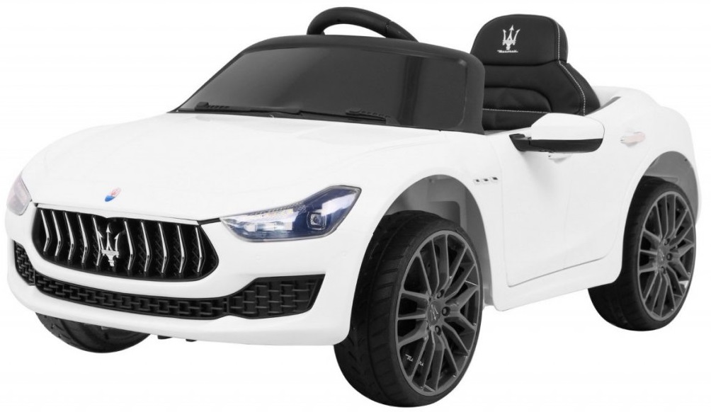 mamido Detské elektrické autíčko Maserati Ghibli biele