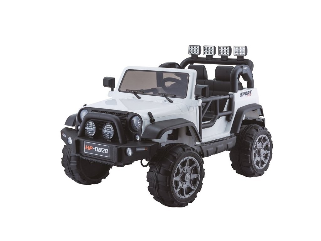 Detské elektrické autíčko Jeep HP012 biele