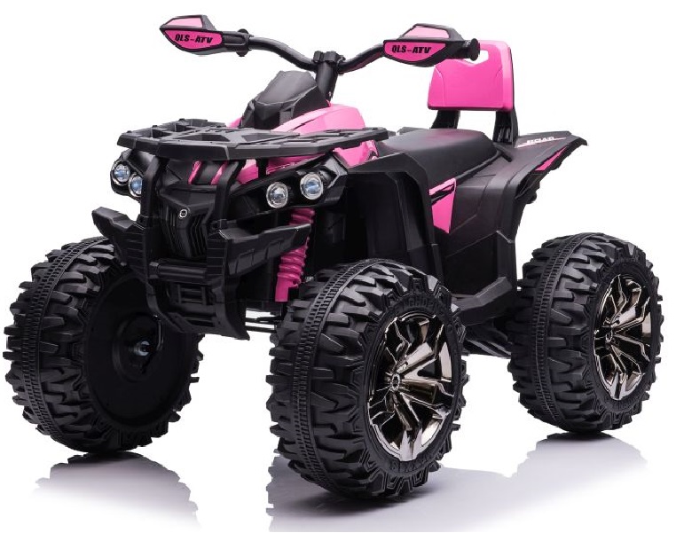 mamido Detská elektrická štvorkolka ATV Power 4x4 ružová