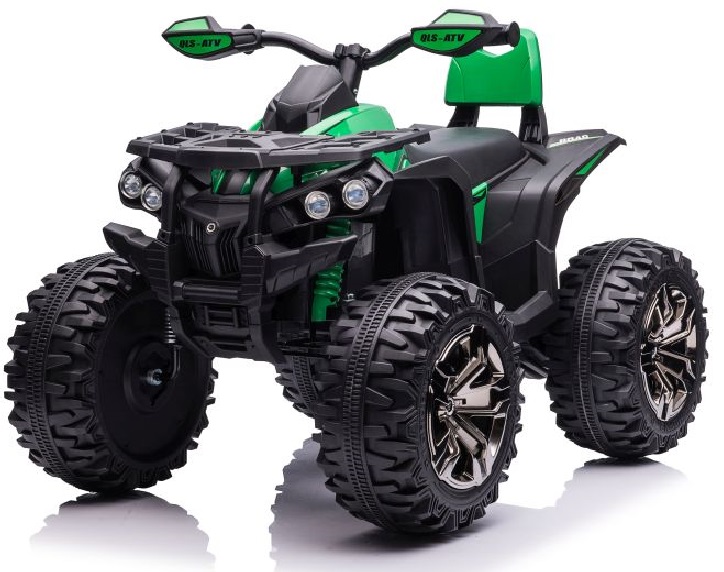 mamido Detská elektrická štvorkolka ATV Power 4x4 zelená