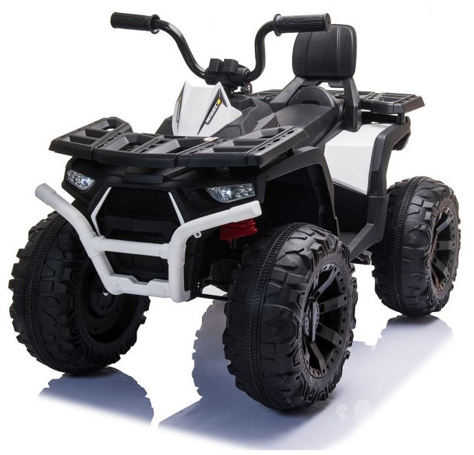 mamido Detská elektrická štvorkolka SpeedPro biela