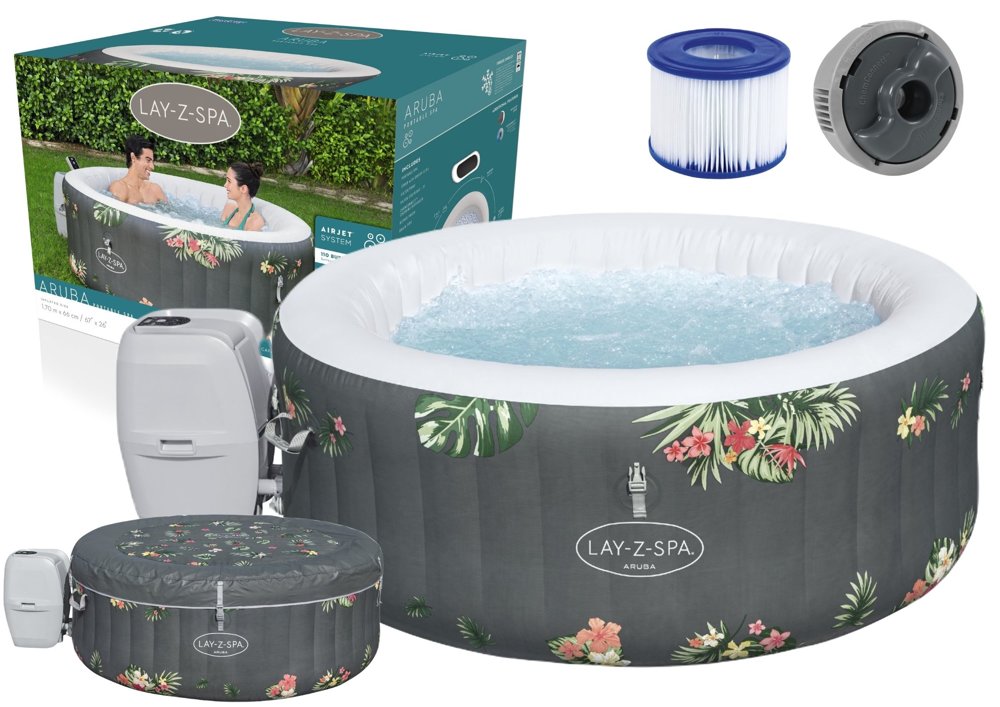 Bestway Nafukovacia vírivka Bestway Lay-Z-Spa Aruba 3 osoby