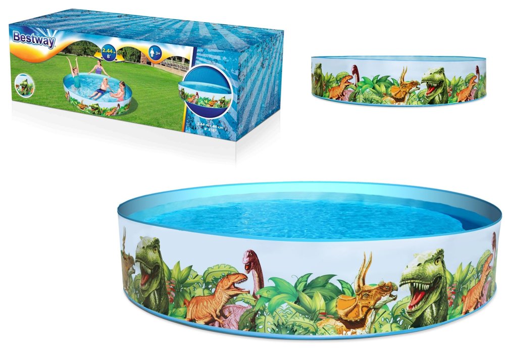 Bestway Detský bazén Bestway s dinosaurami 183 x 38 cm