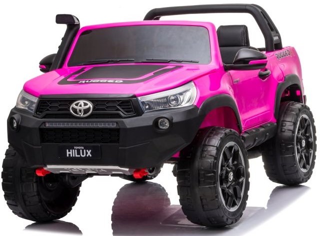 Detské elektrické autíčko Toyota Hilux 4x4 ružové
