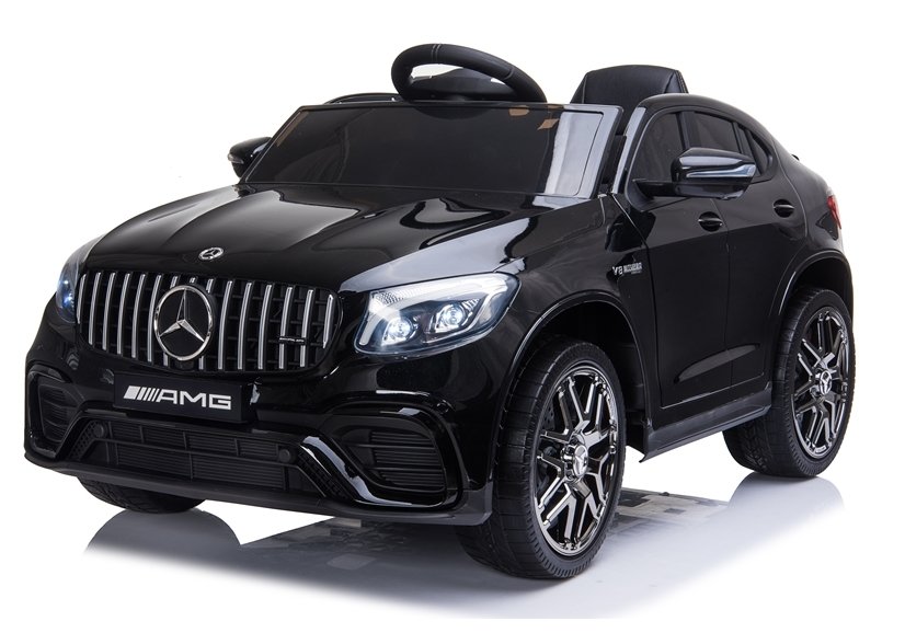 mamido Detské elektrické autíčko Mercedes-Benz GLC 63S 4x4 lakované čierne