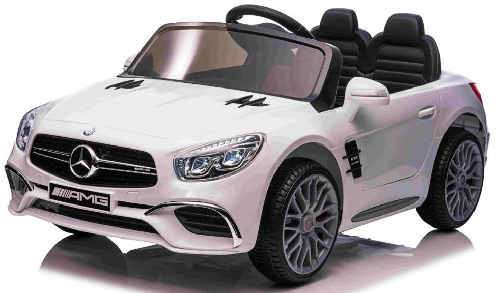 Elektrické autíčko Mercedes-Benz AMG SL65 S biele