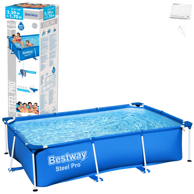 Bestway Bazén Bestway Steel Pre 259 x 170 x 61 cm