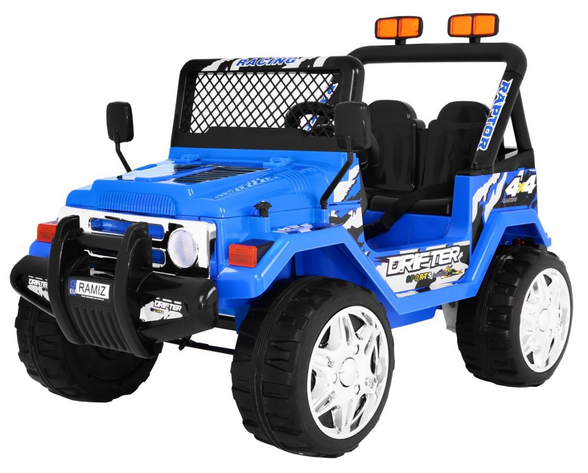mamido Detské elektrické autíčko Raptor Drifter modrý