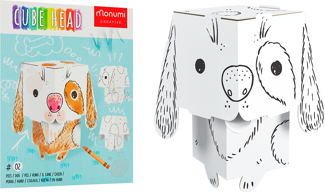 E-shop Detská omaľovánka 3D psík