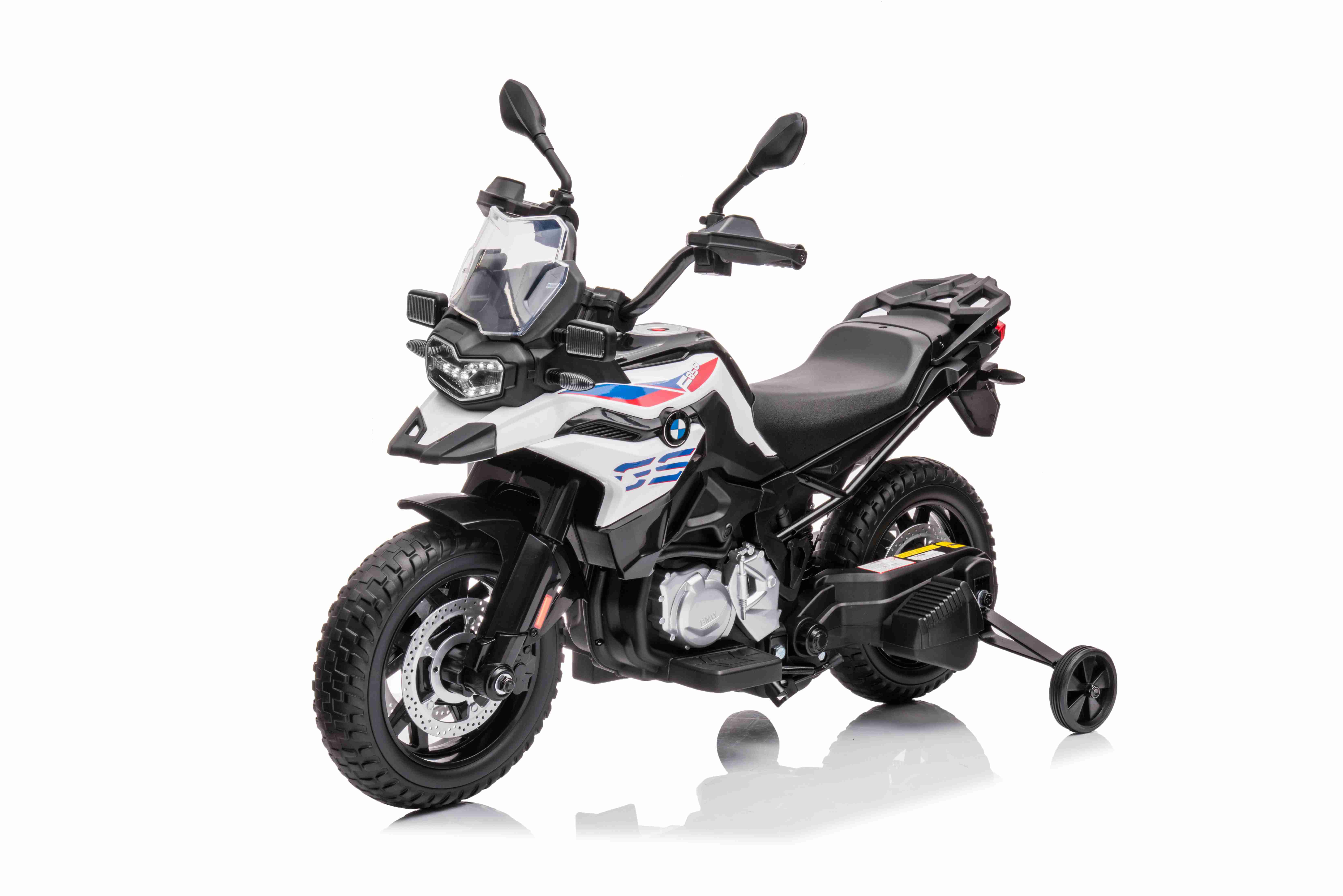 mamido Detská elektrická motorka BMW F850 GS biela