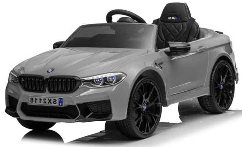 Elektrické autíčko BMW M5 lakované strieborné