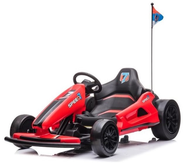 Detská elektrická motokára A035 Drift červená
