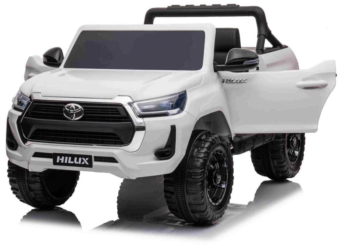 Elektrické autíčko Toyota Hilux biele