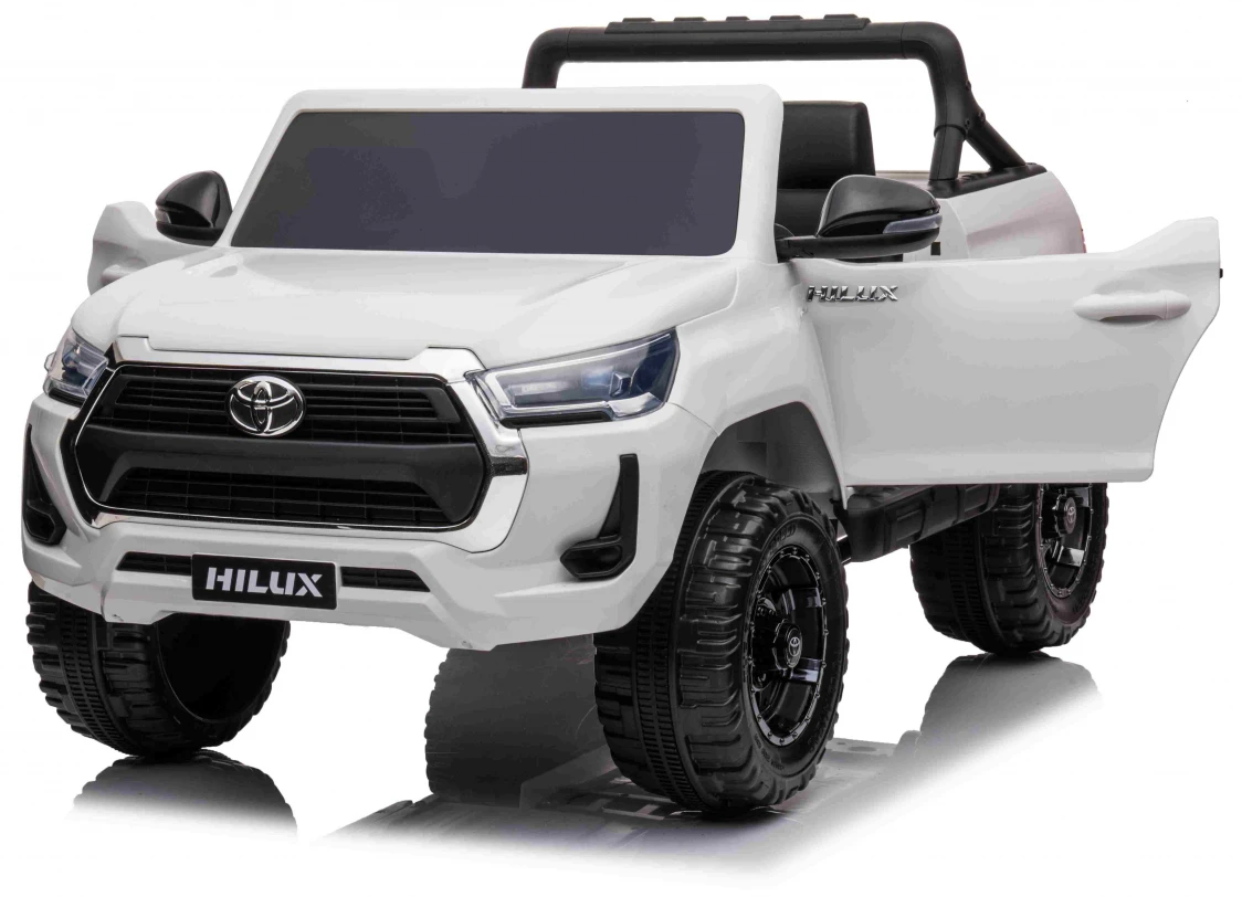 mamido Elektrické autíčko Toyota Hilux biele