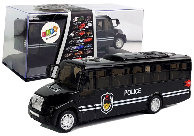 E-shop Autobusová polícia čierna so zvukovým napätím