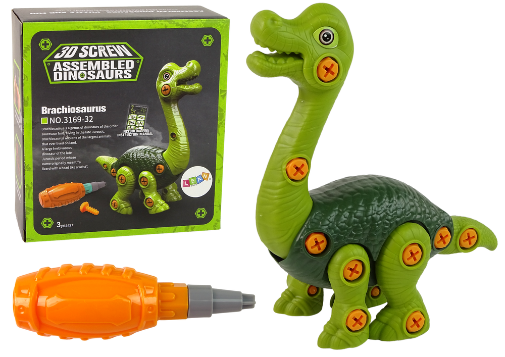 mamido Brachiosaurus dinosaurus na spinning green