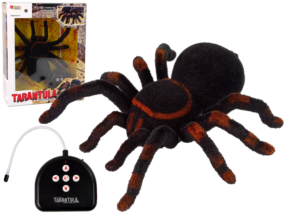 mamido Diaľkovo ovládaný pavúk Tarantula Black RC