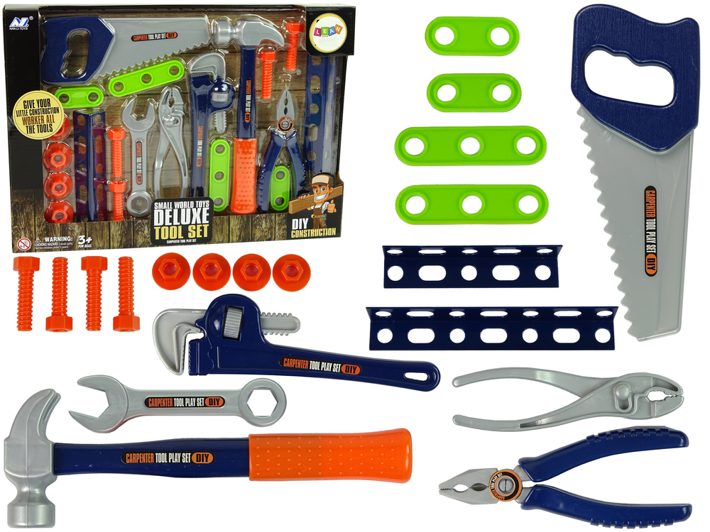 mamido DIY Kit Tools Skrutky Hammer Saw