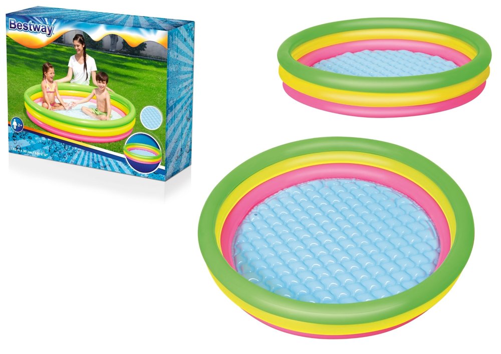 Dúhový nafukovací bazén 152 cm x 30 cm Bestway 51103