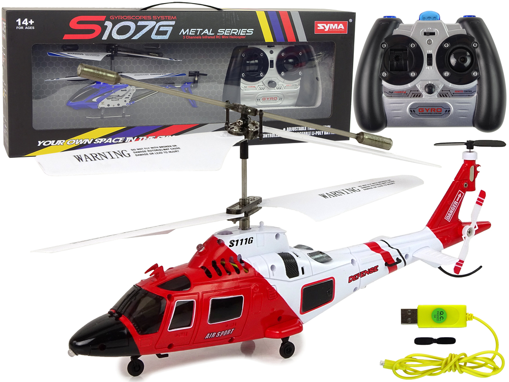 Lietajúci vrtuľník SYMA S111G R/C diaľkovo ovládaný
