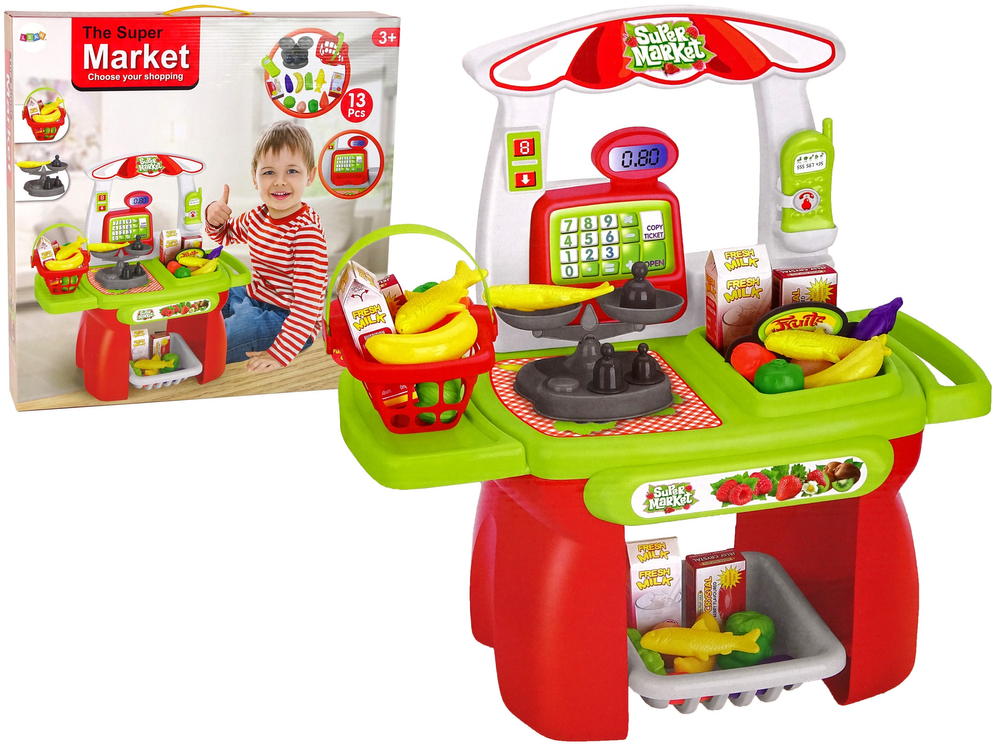 mamido Nastavte nákupný košík supermarketu Mierka potravín