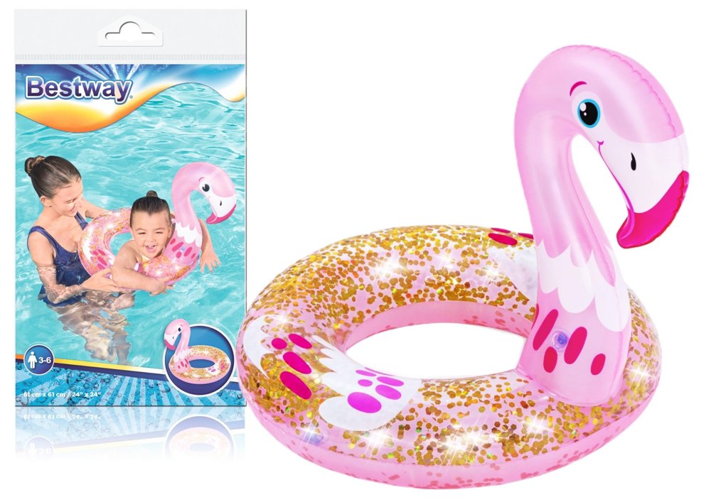 Bestway Plavecké koleso pre deti Flamingo 61cm x 61cm Bestway 36306