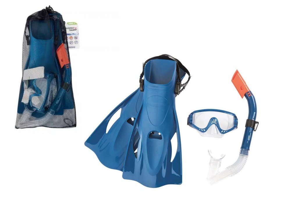 Bestway Potápačská súprava modrá maska, plutvy, Bestway šnorchlovanie 25020