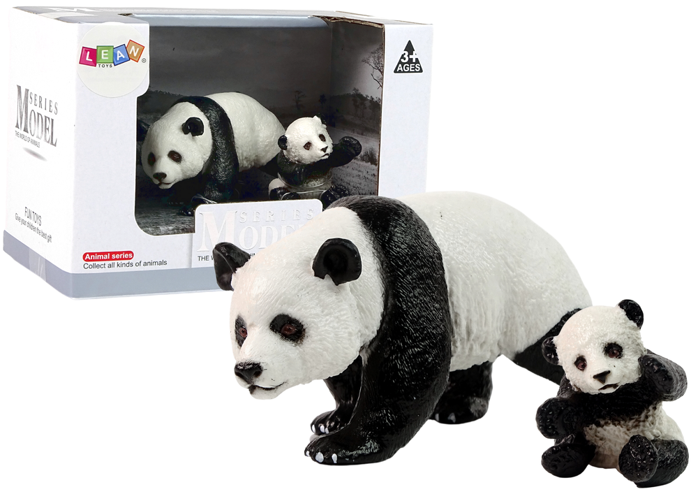 mamido Sada 2 figúrok pánd s mladými panda zvieratami sveta