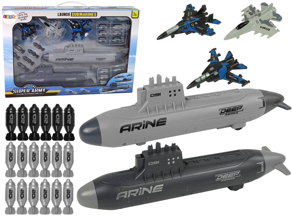 Set Army Naval Submarine Jet Bombs