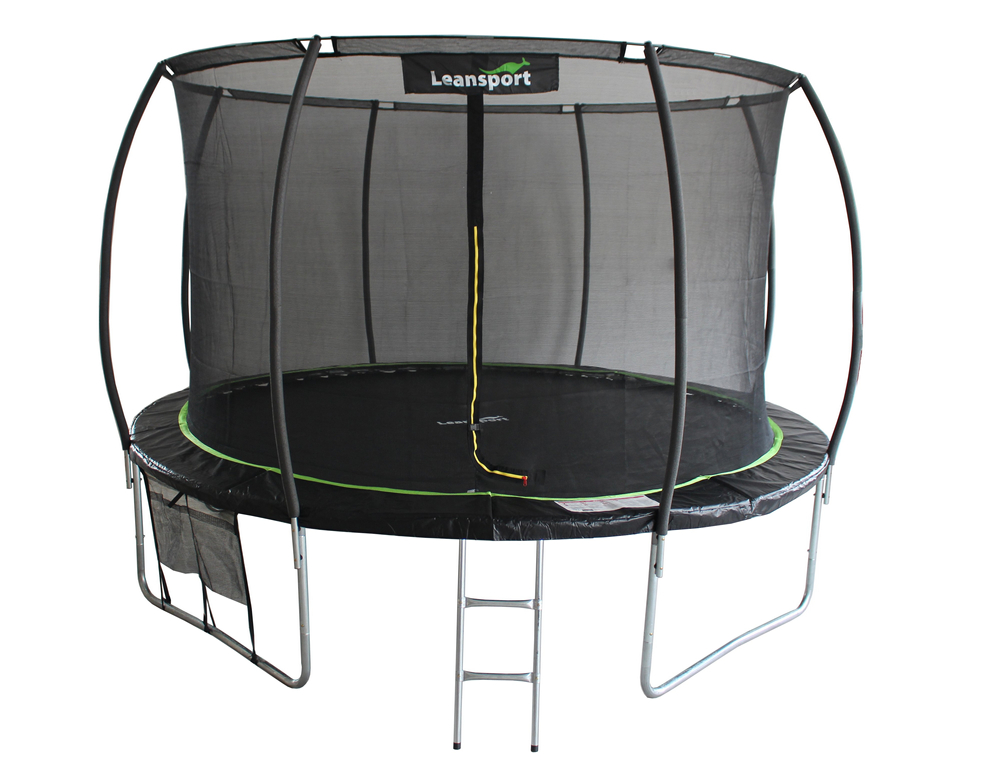 mamido Trampolína LEAN Sport Max 12ft čierno-zelená