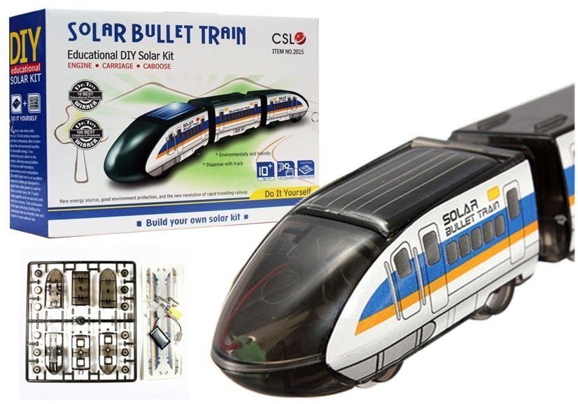 mamido Vzdelávacia hračka Solárny vlak Bullet vlak