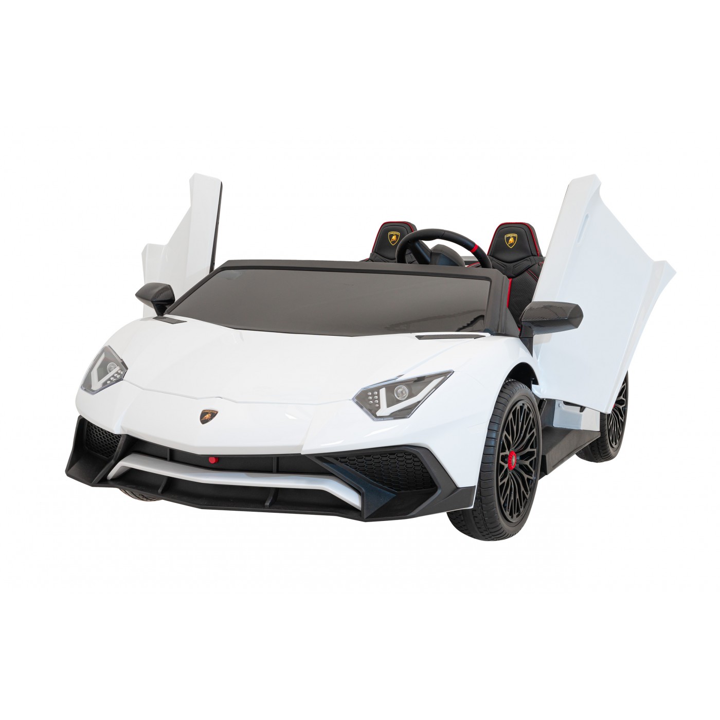 Detské elektrické autíčko Lamborghini Aventador SV biele