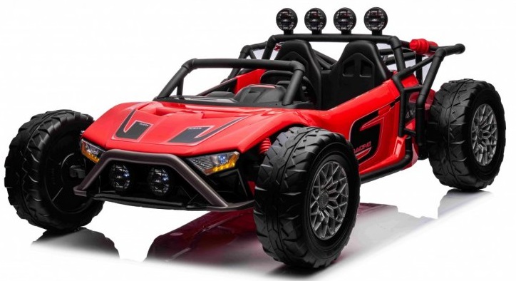 mamido Elektrické autíčko Buggy Racing 2x200W červené