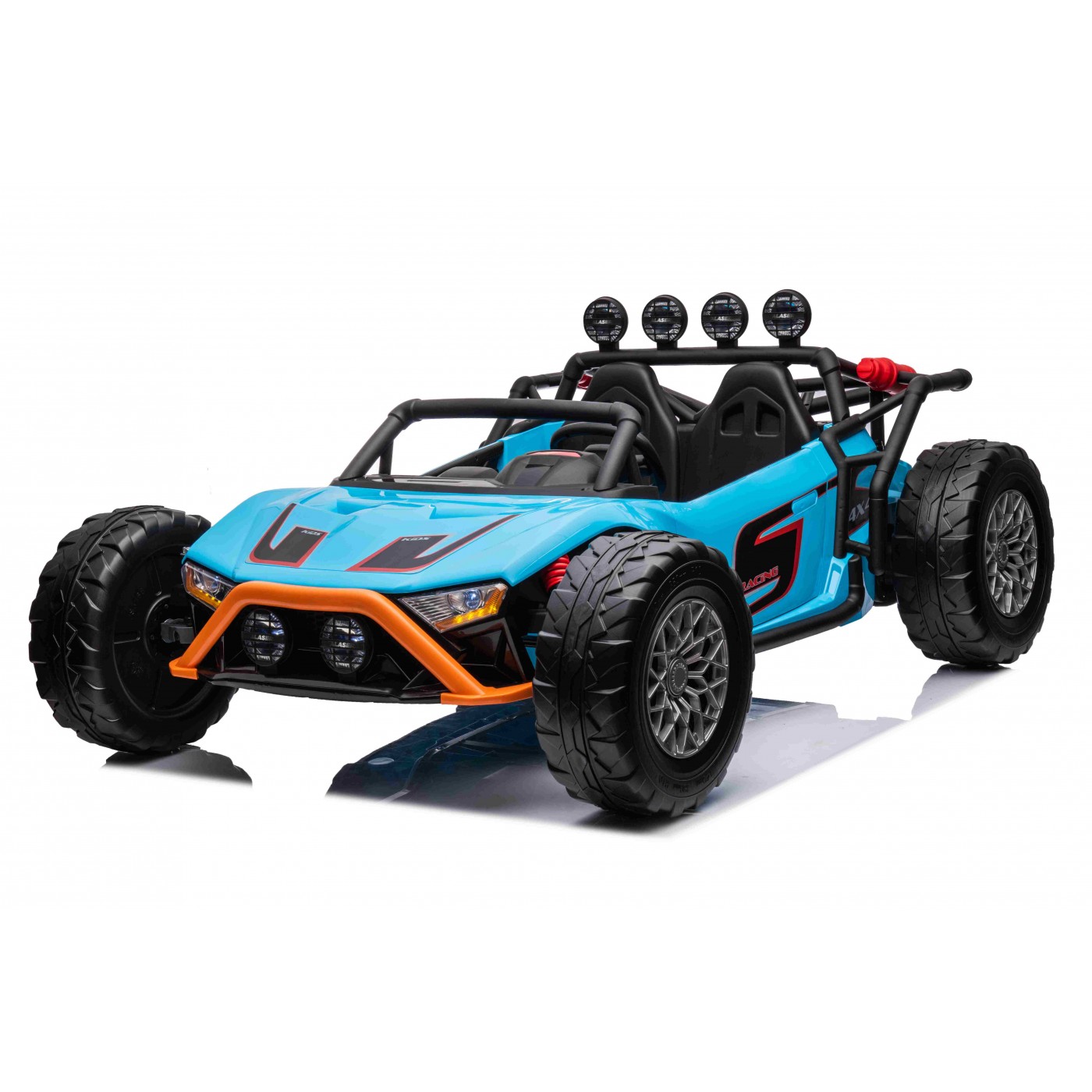 mamido Elektrické autíčko Buggy Racing 2x200W modré