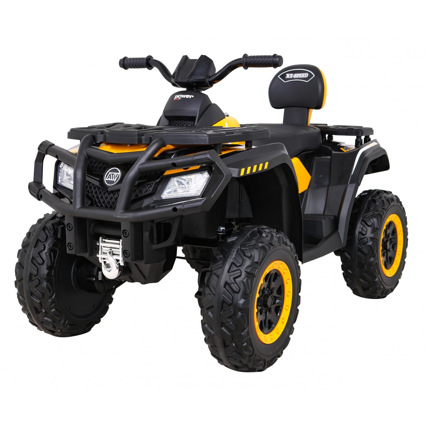Detská elektrická štvorkolka XT-Speed ​​4x80W 24V žltá