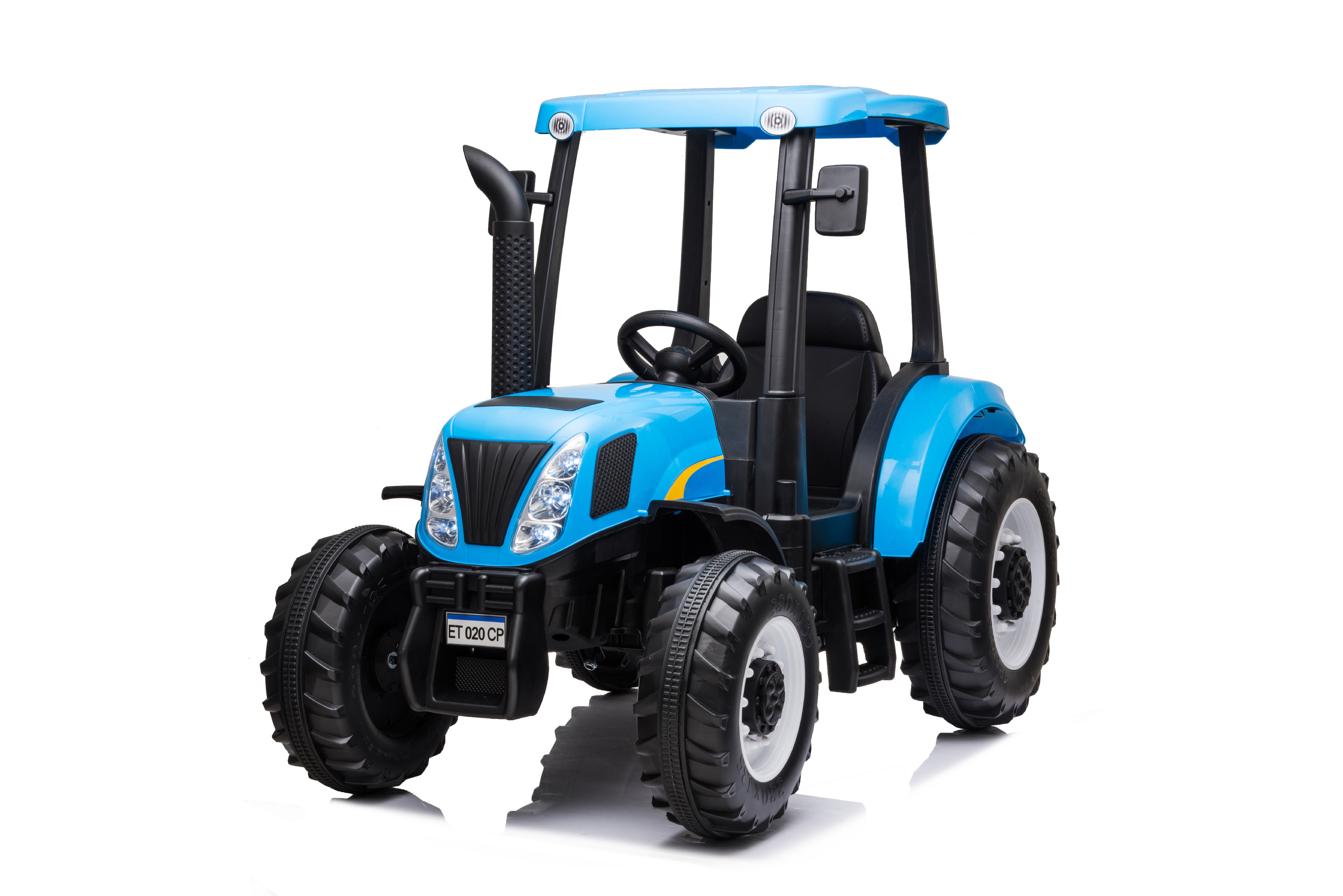 Mamido Mamido Detský elektrický traktor Strong 24V 2x200W modrý