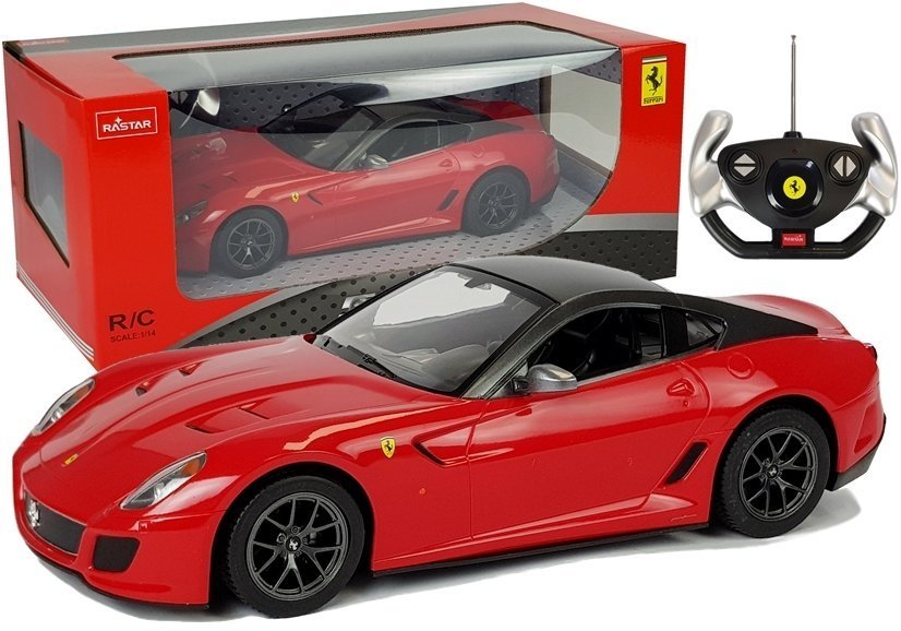 E-shop Rastar Rastar Auto na diaľkové ovládanie R / C Ferrari 599 GTO 1:14 červené