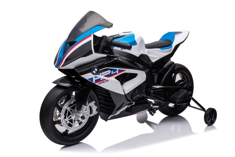 mamido Detská elektrická motorka BMW HP4 Race JT5001 biela