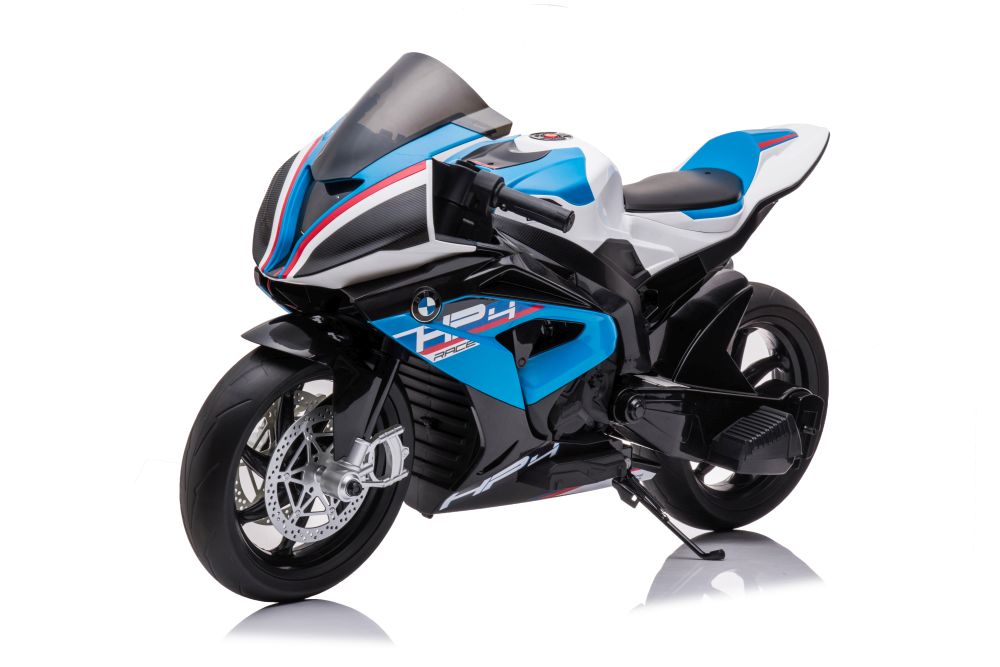 mamido Detská elektrická motorka BMW HP4 Race JT5001 modrá