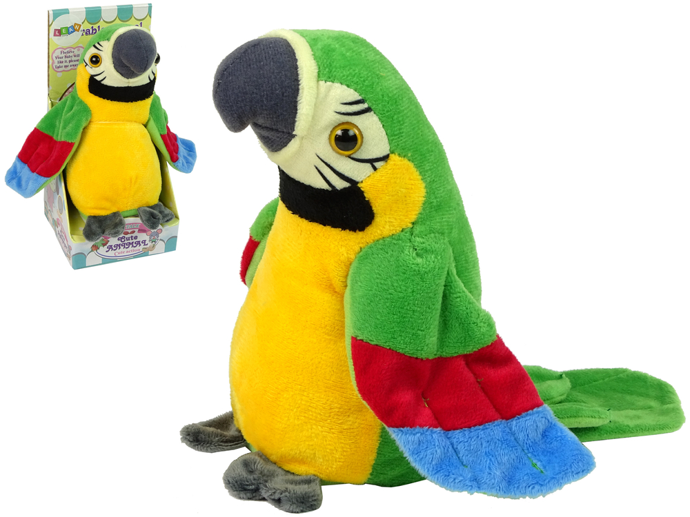 mamido Interaktívne hovoriaci papagáj zelený