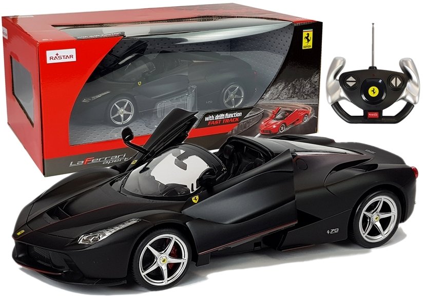 Rastar Rastar Auto na diaľkové ovládanie R / C Ferrari Aperta 1:14 čierne