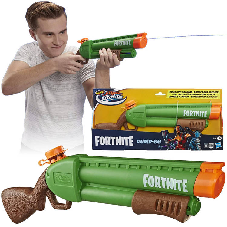 mamido Detská vodná pištoľ Nerf Super Soaker Fortnite