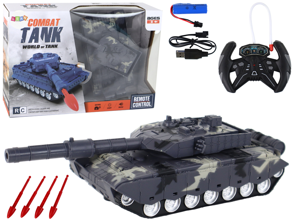 mamido Tank na diaľkové ovládanie RC Combat moro