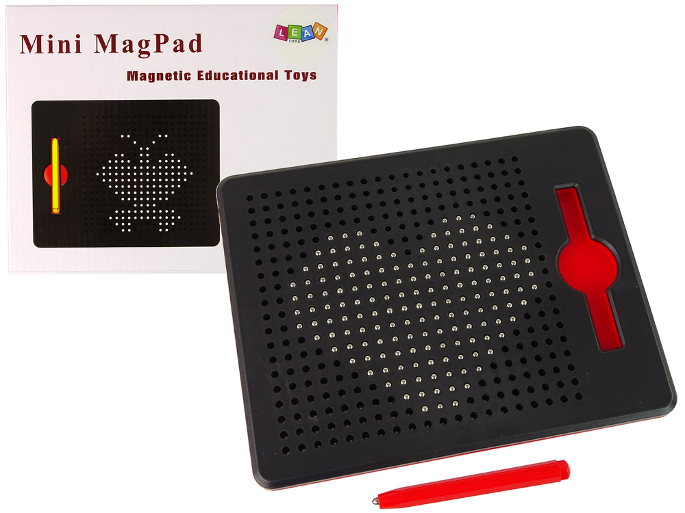 mamido Magnetická tabuľa s guličkami - Magnetický tablet Čierny
