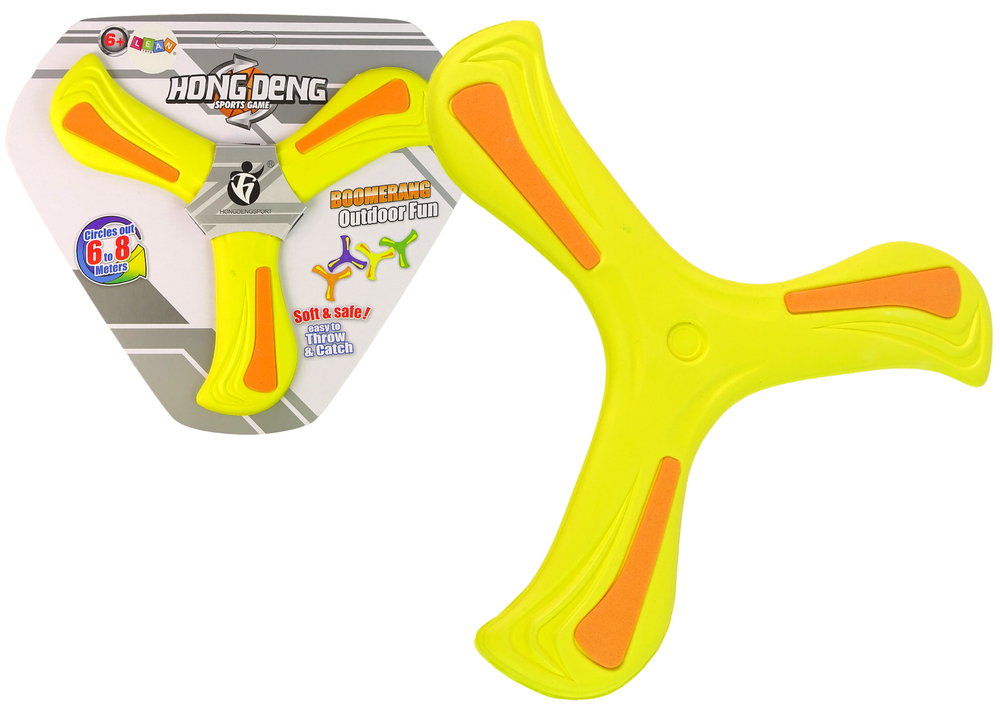 mamido Bumerang Letiaci Disk na Hádzanie Žltý pre Deti