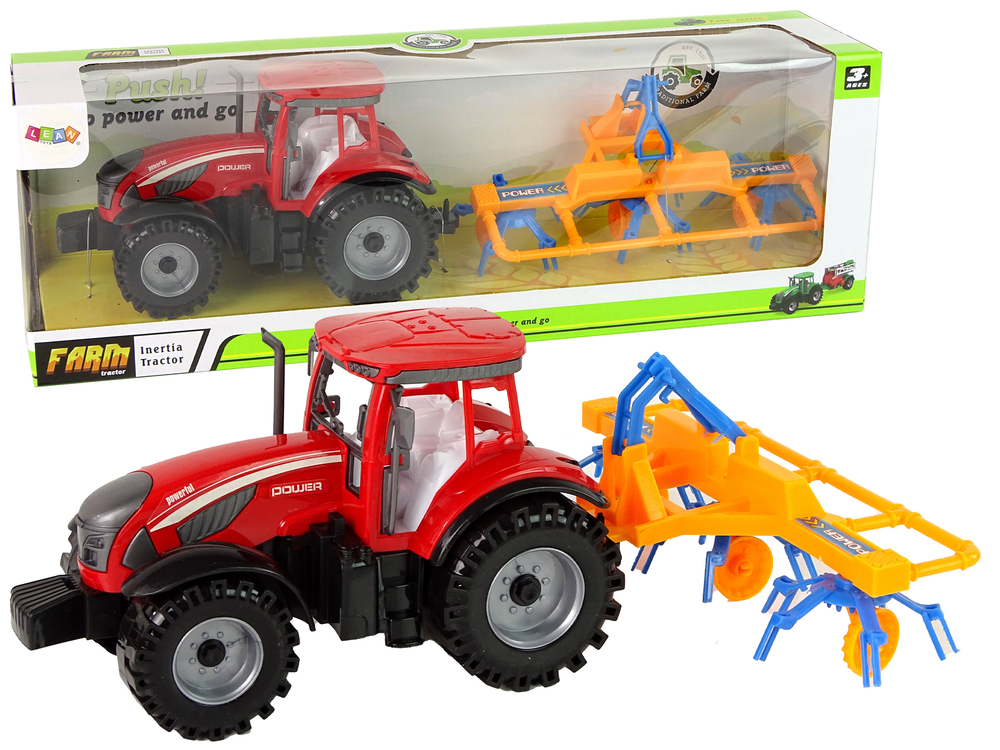 E-shop Červený Traktor so Zhrnutím Fričný Pohon
